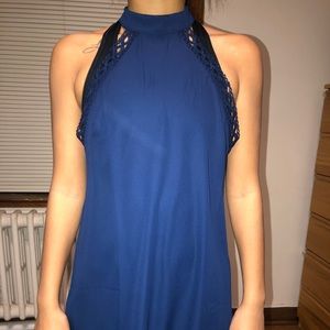 Lulus navy blue dress. Never worn